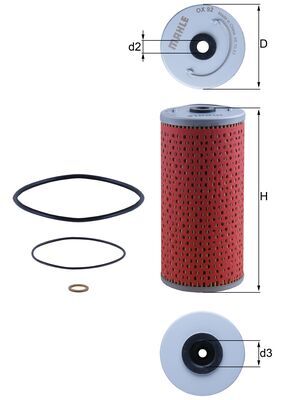 MAHLE Oliefilter ox92d Filterindsats diameter_mm_200|Diameter [mm]|71 height_mm_209|Højde [mm]|155 inner_diameter_2_mm_996|Indvendig diameter 2 [mm]