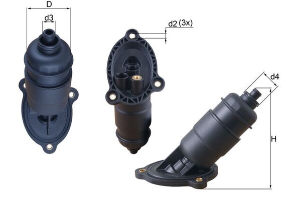 MAHLE Hydraulikfilter, automatisk gearkasse hx155 for CUPRA