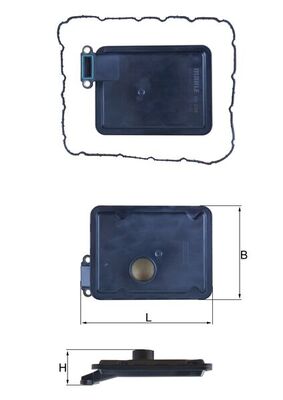 MAHLE Hydraulikfilter, automatisk gearkasse hx254d for KIA