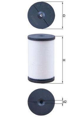 MAHLE Hydraulikfilter, automatisk gearkasse hx191 for CUPRA VW