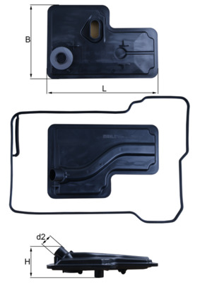 MAHLE Hydraulikfilter, automatisk gearkasse hx270d for FORD FORD USA