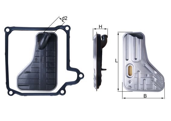 MAHLE Hydraulikfilter, automatisk gearkasse hx264d for VW