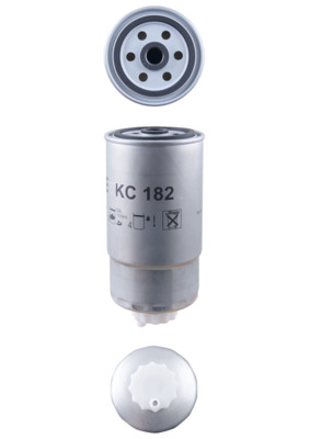 KNECHT Brændstof-filter kc182 Påskruet 185mm M16x1,5 for IVECO FIAT CHRYSLER