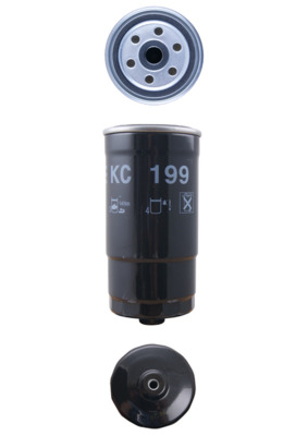 MAHLE Brændstof-filter kc199 Påskruet 171mm M16x1,5 for KIA