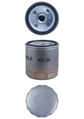 MAHLE Brændstof-filter kc20 Påskruet 80,5mm M16x1,5 for VOLVO IVECO FORD VM MWM RENAULT LAMBORGHINI DUCATI