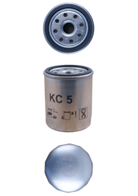 KNECHT Brændstof-filter kc5 Påskruet 93,5mm 3/4-16UNF-2B for VOLVO ONAN ISUZU GMC GENERAL MOTORS CHEVROLET NISSAN TOYOTA FORD MAZDA