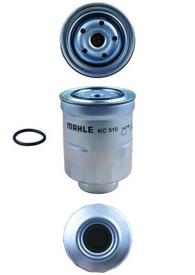 KNECHT Brændstof-filter kc510d Påskruet 129,5mm 3/4-16UNF-2B for PEUGEOT TOYOTA MITSUBISHI SUBARU