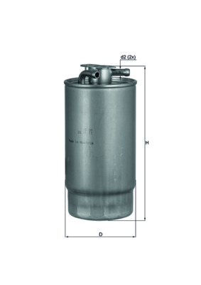 MAHLE Brændstof-filter kl1601 Lednings 182mm for OPEL BMW GMC LAND ROVER