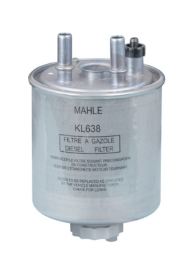 MAHLE Brændstof-filter kl638 Lednings 155mm for RENAULT