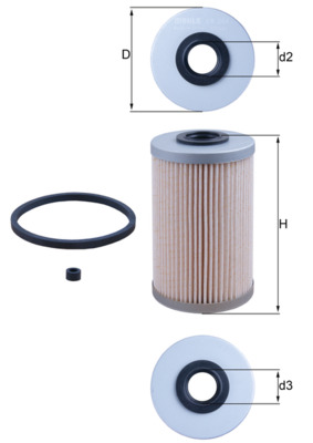 MAHLE Brændstof-filter kx204d Filterindsats diameter_mm_200|Diameter [mm]|71 height_mm_209|Højde [mm]|120,5 inner_diameter_2_mm_996|Indvendig diameter