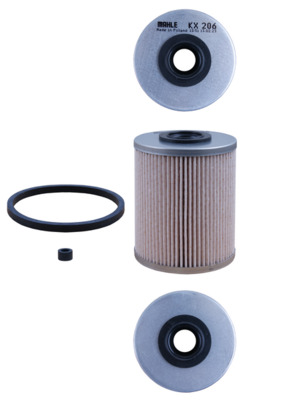 MAHLE Brændstof-filter kx206d Filterindsats diameter_mm_200|Diameter [mm]|71 height_mm_209|Højde [mm]|90 inner_diameter_2_mm_996|Indvendig diamete