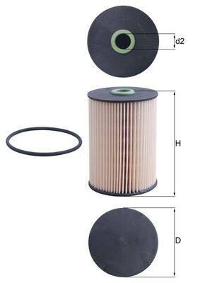 KNECHT Brændstof-filter kx228d Filterindsats diameter_mm_200|Diameter [mm]|83 height_mm_209|Højde [mm]|115,6 inner_diameter_2_mm_996|Indvendig diame