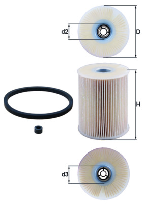 KNECHT Brændstof-filter kx231d Filterindsats diameter_mm_200|Diameter [mm]|71,5 height_mm_209|Højde [mm]|90 inner_diameter_2_mm_996|Indvendig diamet