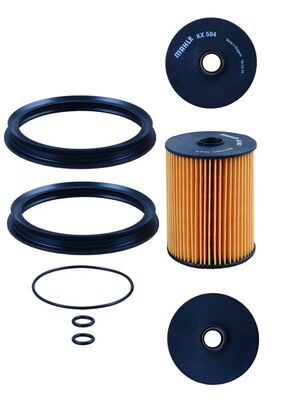 MAHLE Brændstof-filter kx504d Filterindsats diameter_mm_200|Diameter [mm]|74,5 height_mm_209|Højde [mm]|100 inner_diameter_2_mm_996|Indvendig diamet