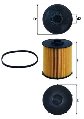KNECHT Brændstof-filter kx70d Filterindsats diameter_mm_200|Diameter [mm]|79 height_mm_209|Højde [mm]|88 inner_diameter_2_mm_996|Indvendig diamete