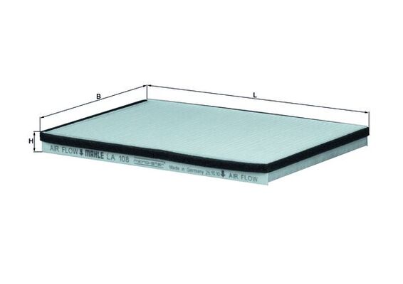 MAHLE Kabineluftfilter la108 for RENAULT
