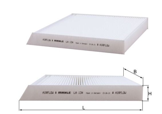 MAHLE Kabineluftfilter la134 for RENAULT