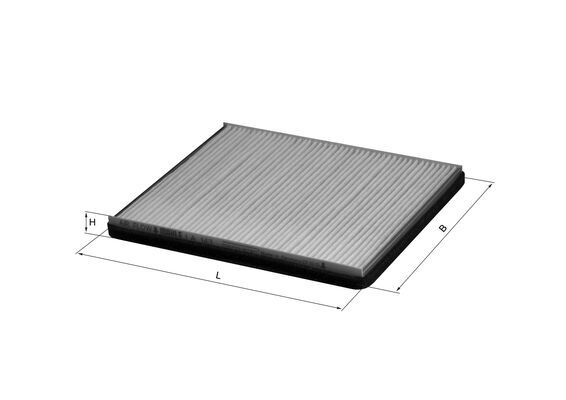 MAHLE Kabineluftfilter la143 for OPEL GENERAL MOTORS SUZUKI