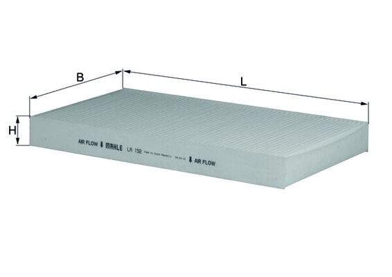 MAHLE Kabineluftfilter la152 for IVECO