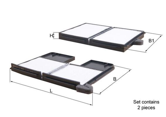 KNECHT Kabineluftfilter la186s for TOYOTA