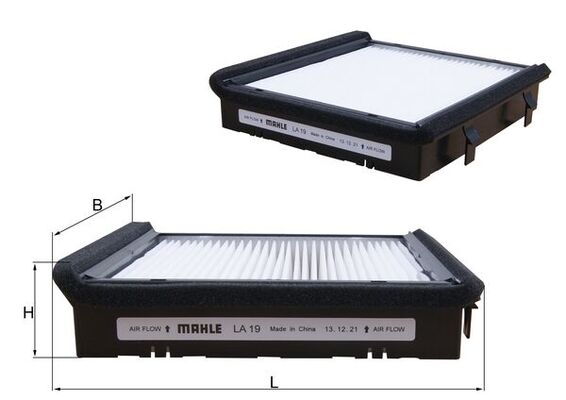 MAHLE Kabineluftfilter la19 for CUPRA