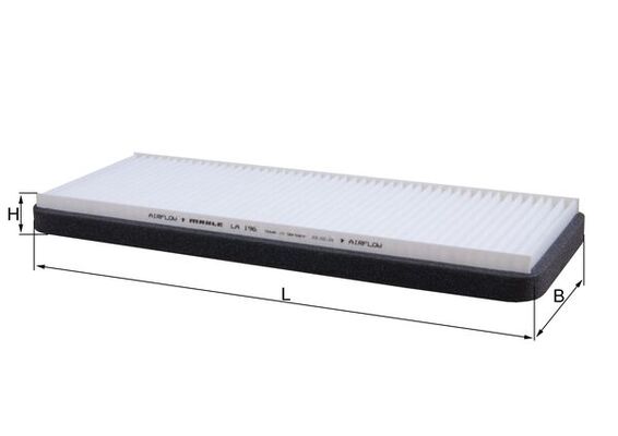 MAHLE Kabineluftfilter la196 for RENAULT