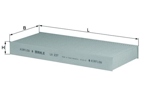 MAHLE Kabineluftfilter la237 for RENAULT