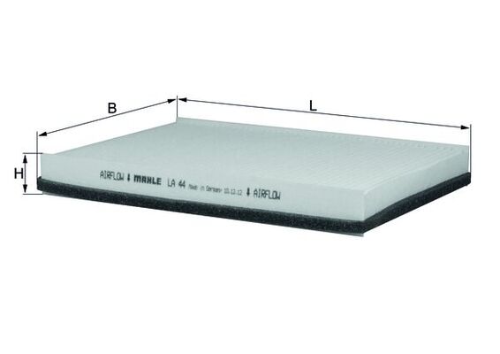 MAHLE Kabineluftfilter la44 for CUPRA