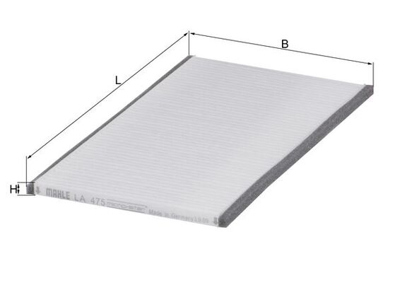 MAHLE Kabineluftfilter la475 for TOYOTA ASTON MARTIN