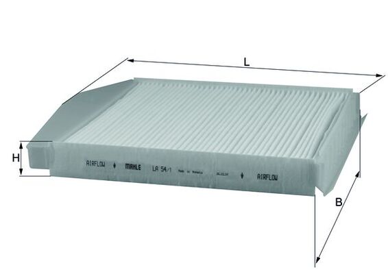 KNECHT Kabineluftfilter LA 54/1 for VOLVO