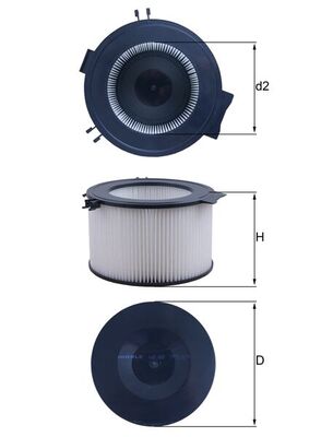 MAHLE Kabineluftfilter LA 65 for CUPRA