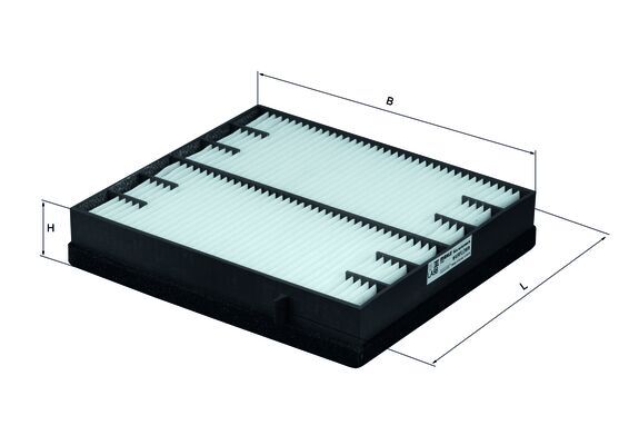 MAHLE Kabineluftfilter la98 for MERCEDES-BENZ