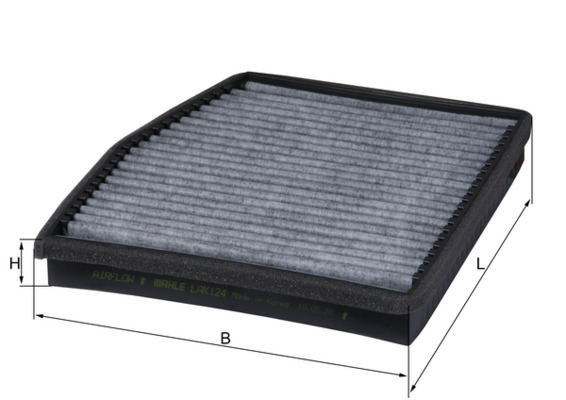 MAHLE Kabineluftfilter lak124 for FIAT LANCIA UAZ