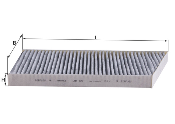 MAHLE Kabineluftfilter lak129 for MERCEDES-BENZ