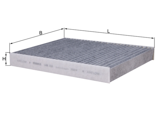 MAHLE Kabineluftfilter lak153 for PEUGEOT