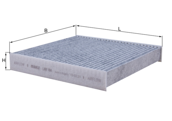 MAHLE Kabineluftfilter lak184 for PEUGEOT