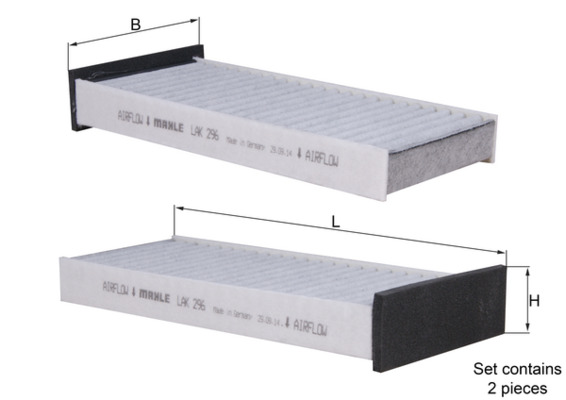 KNECHT Kabineluftfilter lak296s for MITSUBISHI