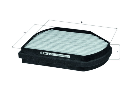 MAHLE Kabineluftfilter lak37 for CHRYSLER MERCEDES-BENZ