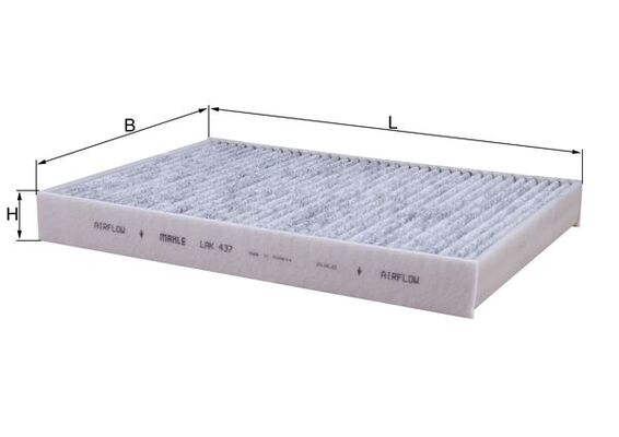 MAHLE Kabineluftfilter lak437 for PEUGEOT CITROËN/PEUGEOT