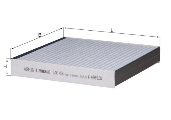 MAHLE Kabineluftfilter LAK 454 for JAGUAR FORD