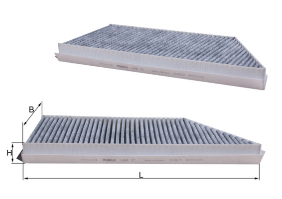 KNECHT Kabineluftfilter lak57 for PEUGEOT