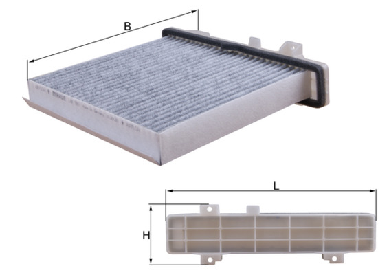 KNECHT Kabineluftfilter lak589 for MITSUBISHI