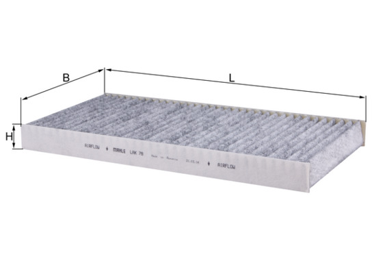 MAHLE Kabineluftfilter lak78 for FORD