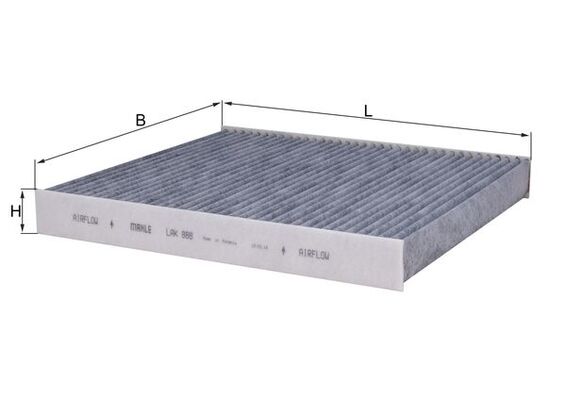 MAHLE Kabineluftfilter lak888 for FORD CUPRA VW MAN