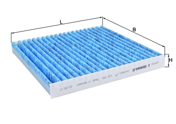 MAHLE Kabineluftfilter lao430 for SMART RENAULT
