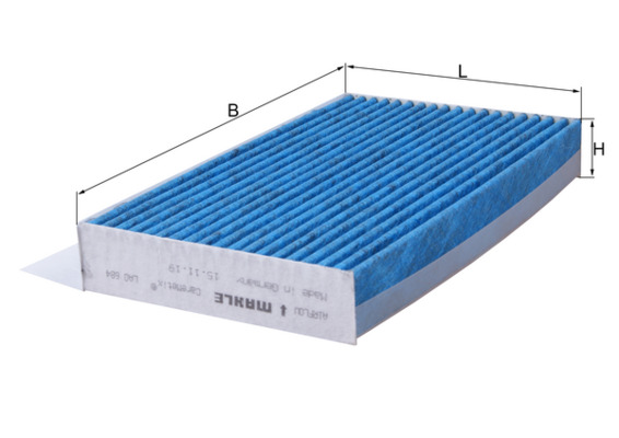 MAHLE Kabineluftfilter lao684 for RENAULT