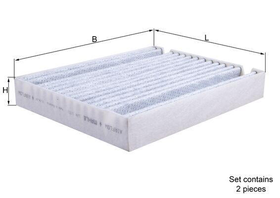 MAHLE Kabineluftfilter lak1151s for MERCEDES-BENZ