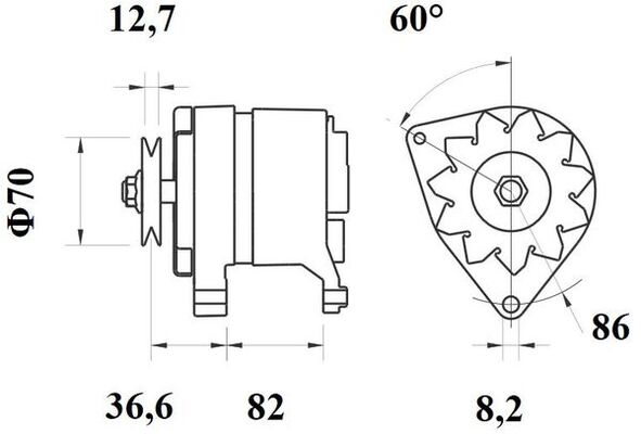 MAHLE mg348 for SAAB