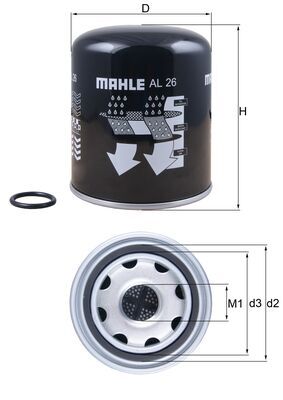 MAHLE al26 for DAF VOLVO RENAULT TRUCKS