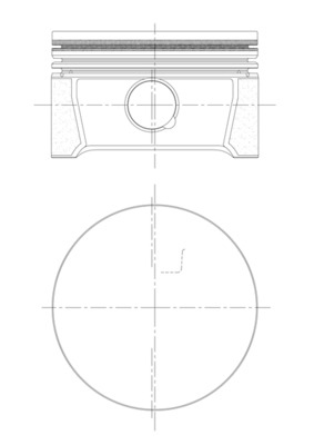 MAHLE Stempel 028 PI 00126 000 for CUPRA
